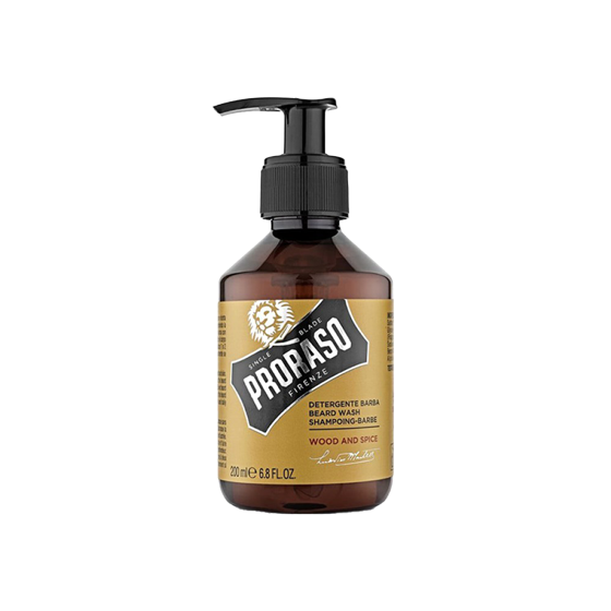 Single Blade Wood and Spice Beard Wash